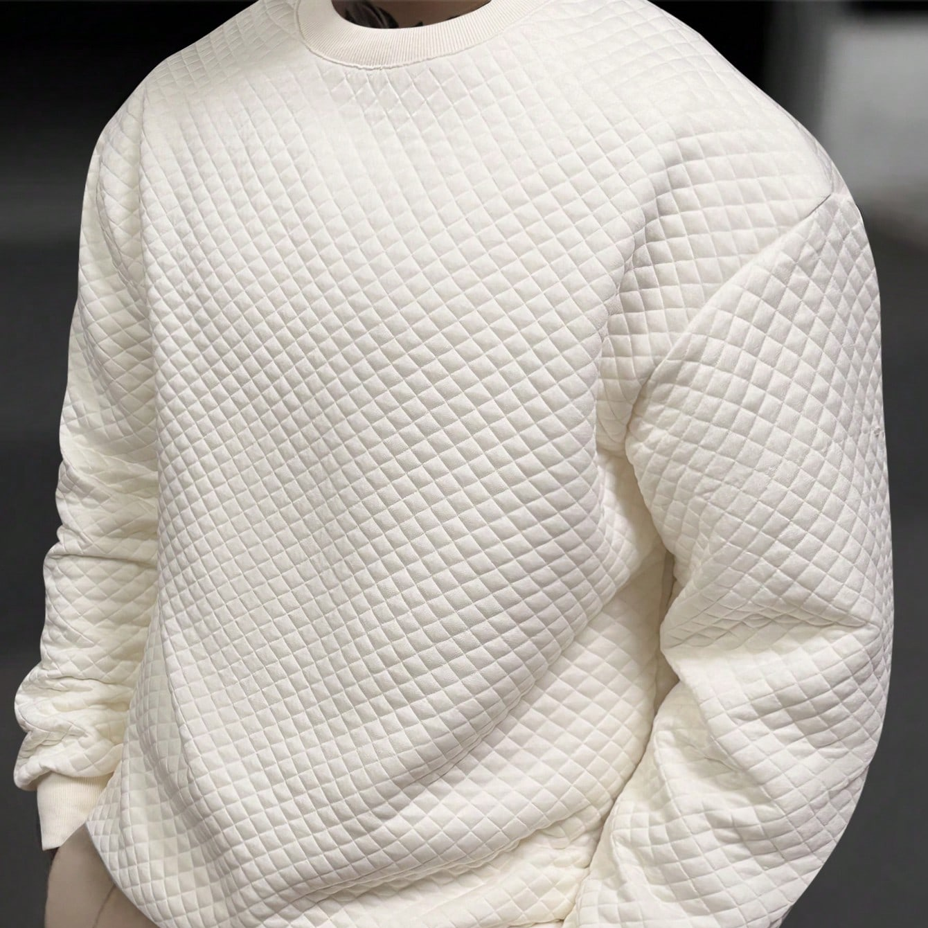 Manfinity Homme Men’S Drop Shoulder Plain Long Sleeve Going Out Casual Sweatshirt, Boyfriend Gift