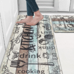 1Pc Kitchen Mat with Anti-Slip, Dirt-Resistant Design for Home Entrance, Absorbent and Quick Drying ,Room Decor